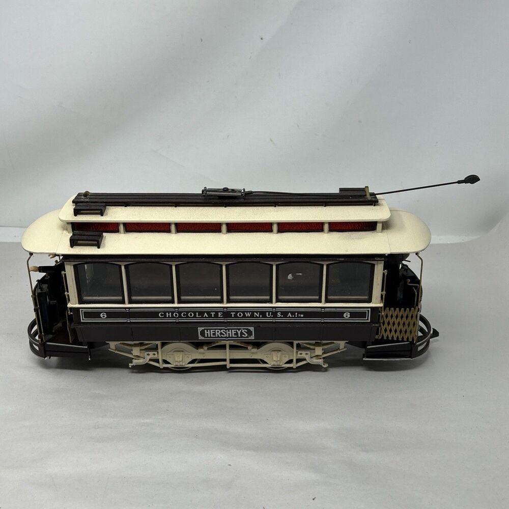 Bachmann Hershey's Chocolate Town G Scale Big Haulers Streetcar Trolley Brown